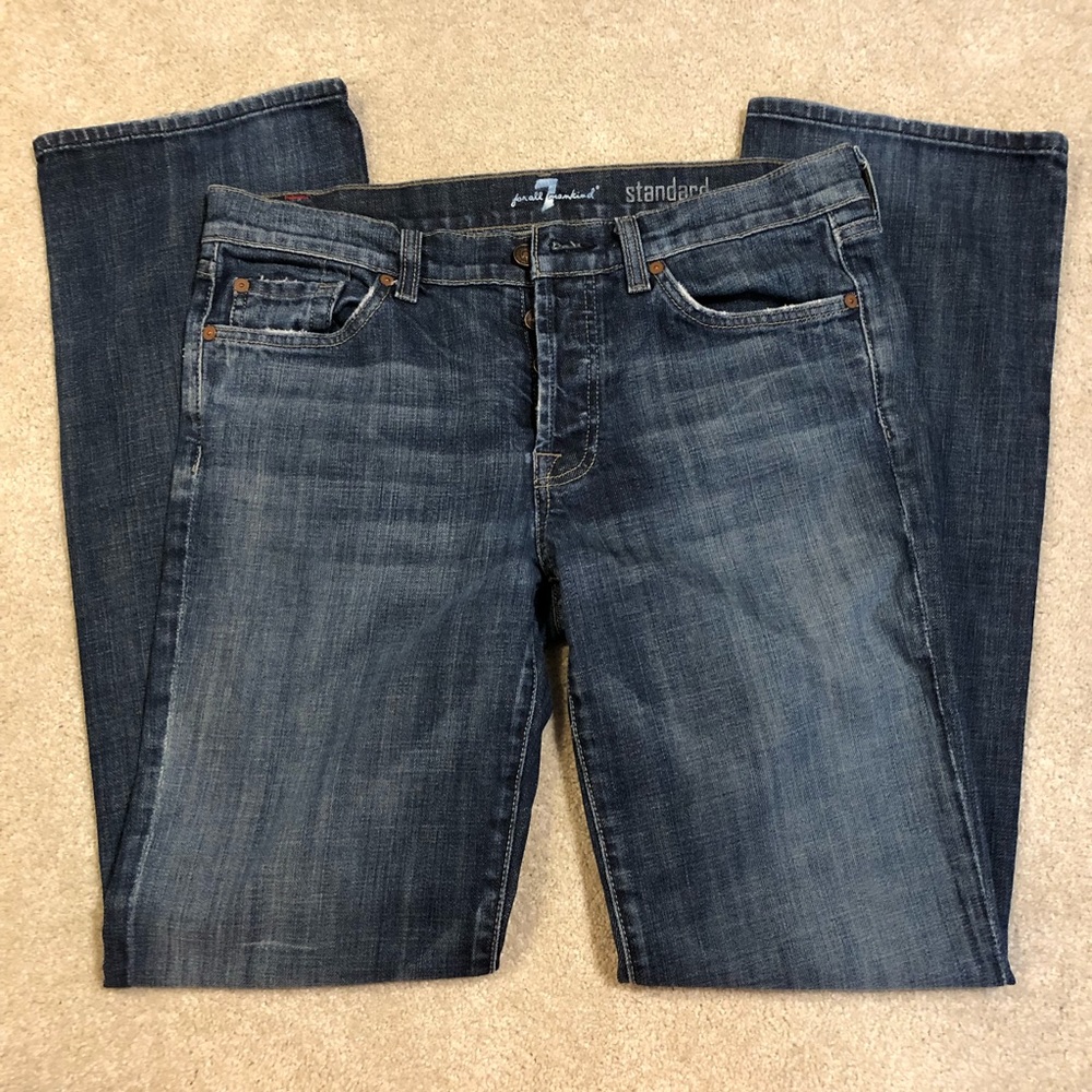 7 For All Mankind Standard Jeans Size 32